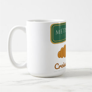 Métro Fermé Croissant Ouvert Lustiger Paris Metro Kaffeetasse