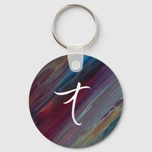 Metro Monogramm Schlüsselanhänger (Vorderseite)