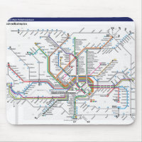 Metro Mousepad Frankfurt