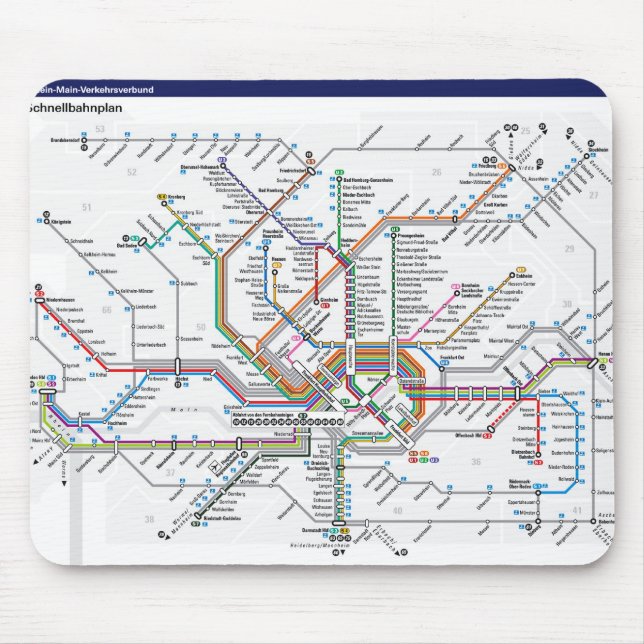 Metro Mousepad Frankfurt (Vorne)