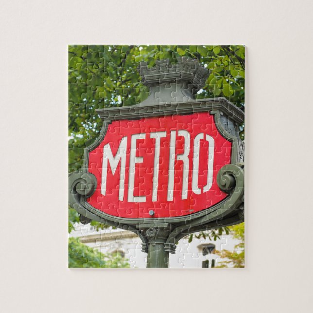 Metro Paris Puzzle (Vertikal)