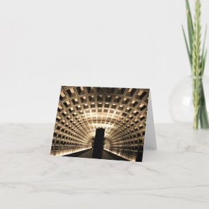 Metro-Station Notecard Karte