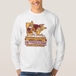 Metrodome Retro Gopher Fußball T-Shirt