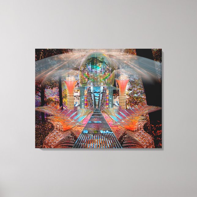 MetroForest Wrapped Canvas Leinwanddruck (Vorderseite)