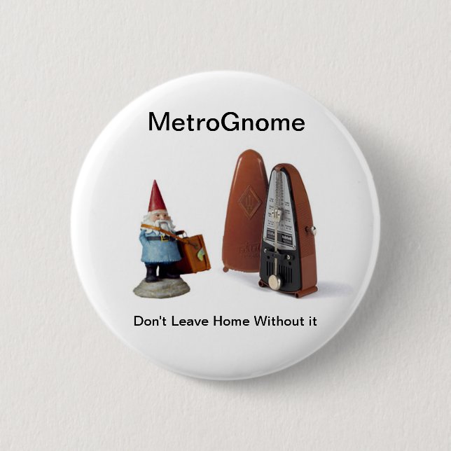 MetroGnome (Knopf) Button (Vorderseite)