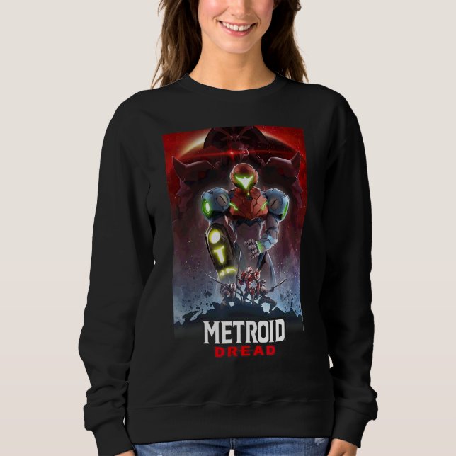 Metroid Dread Galactic Group Gaming Poster Sweatshirt (Vorderseite)