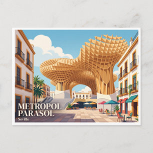 Metropol Parasol Sevilla Spanien Postkarte