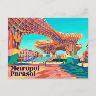 Metropol Parasol Spanien Postkarte