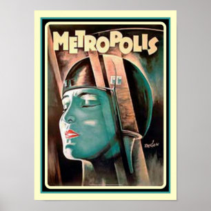 "Metropole-" Kunst-Deko-Plakat Poster