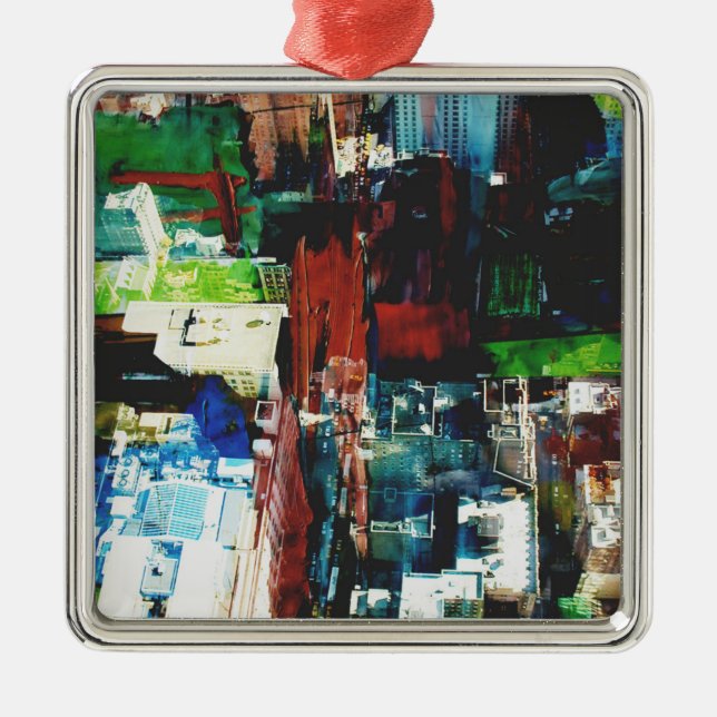 Metropole VIII Silbernes Ornament (Vorne)