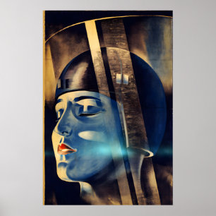 Metropolis 1920er Vintage Style Sci-Fi-Filmplakat Poster