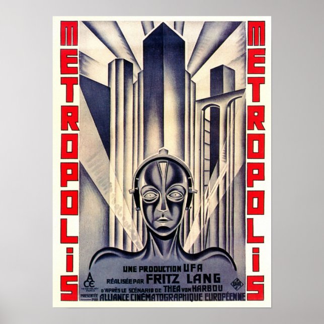 METROPOLIS Classic Movie Poster von Fritz Lang 192 (Vorne)