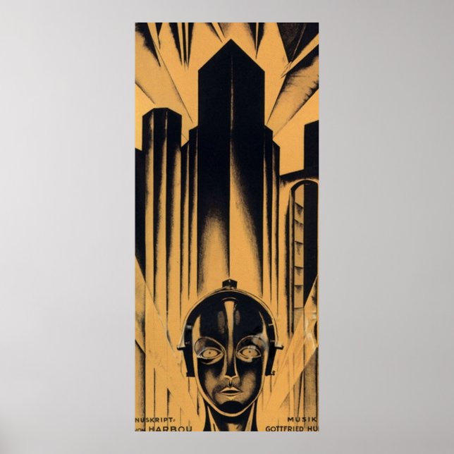 Metropolis Fritz Lang Film Poster (Vorne)