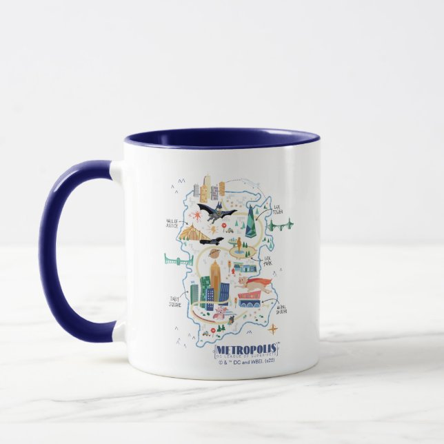 Metropolis - Geschichtsbuch Tasse (Links)