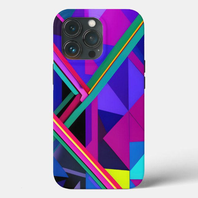 "Metropolis Grid: Eine digitale Reflektion" Case-Mate iPhone Hülle (Rückseite)