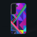 "Metropolis Grid: Eine digitale Reflektion" Samsung Galaxy Hülle<br><div class="desc">"Metropolis Grid: A Digital Reflection". Dieses Kunstwerk erfasst das Wesen der urbanen Energie und übersetzt Formen in einen geometrischen Tanz von Licht und Tiefe,  ideal für eine technisch inspiriert Ästhetik mit lila,  blauen,  grünen und gelben Farbtönen.</div>