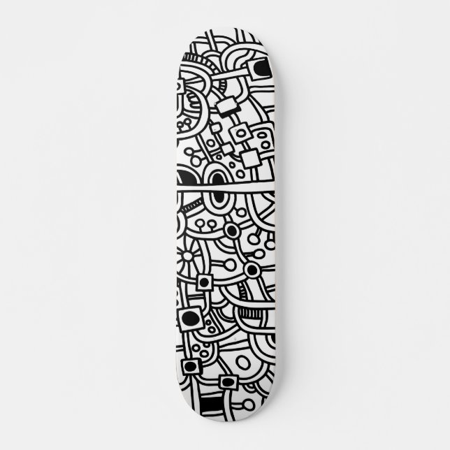 Metropolis III - Holz Skateboard (Vorne)