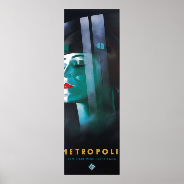 Metropolis UFA MovieArt Deko Zukunftsfrau (Vorne)