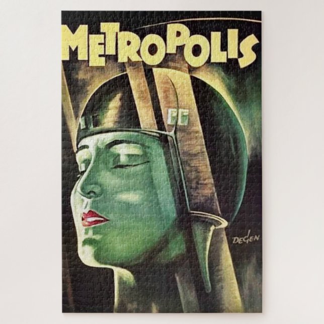 Metropolis Vintage Movie   Puzzle (Vertikal)