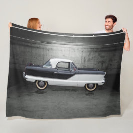 Metropolitan Black and White Nash Fleecedecke