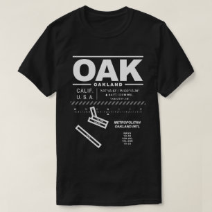 Metropolitan Oakland Int'l Airport OAK T - Shirt