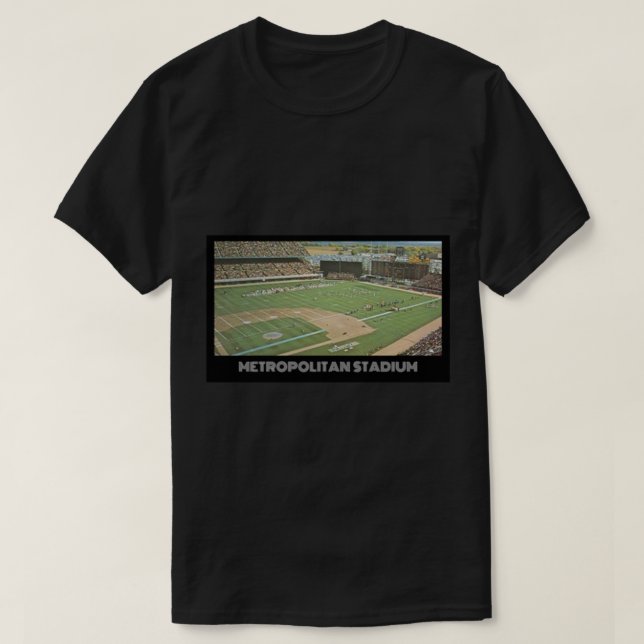 Metropolitan Stadium - Wikinger Lila T-Shirt (Design vorne)