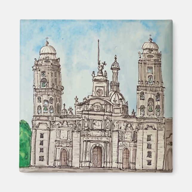 Metropolitankathedrale, Mexiko-Stadt Magnet (Vorne)