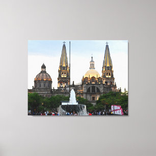 Metropolitankathedrale von Guadalajara Leinwand