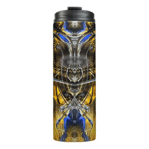 Metropollis 3D-Abstrakt Thermosbecher