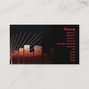 MetroRed Business Card Visitenkarte