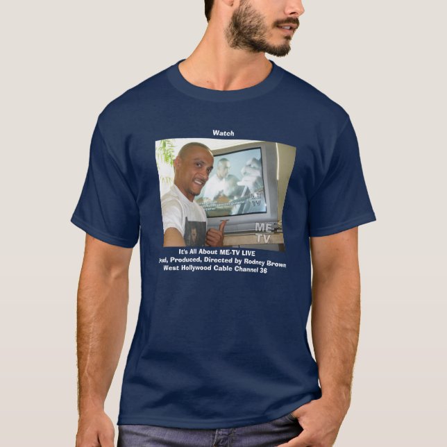 MeTV_Zazzle, WatchIts ganz über ME-TV LIVEHost… T-Shirt (Vorderseite)