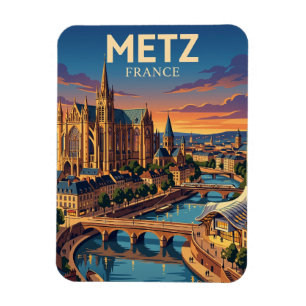 Metz Frankreich Magnet
