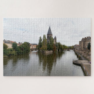 Metz Frankreich Temple Neuf auf Île du Petit-Sau Puzzle