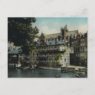 Metz, Mosel Postkarte