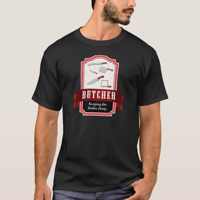 Metzger, Fleisch fressendes Tier T-Shirt (Vorderseite)