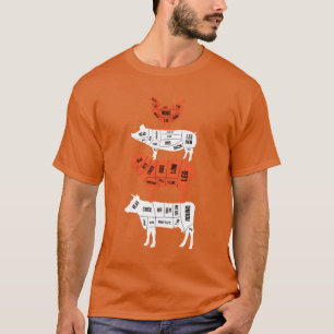 Metzger Sprüche Metzgerei Beruf Beruf Metzger Flei T-Shirt