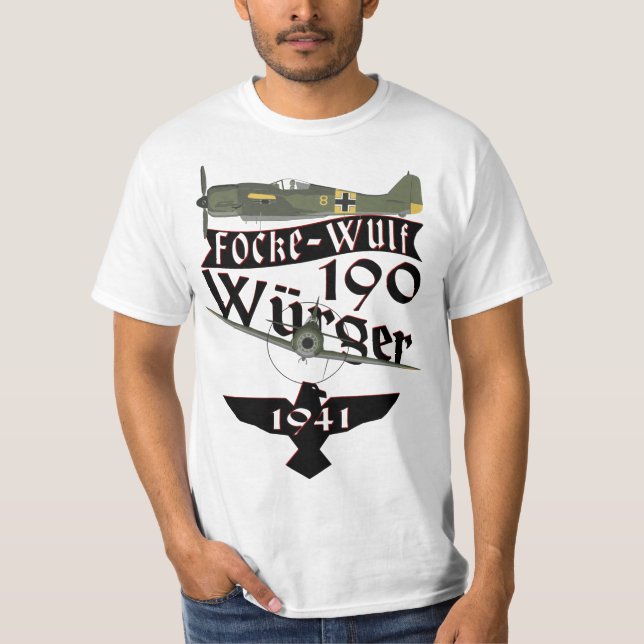 Metzger-Vogel FW 190 T-Shirt (Vorderseite)