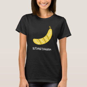 Metzgerdiagramm I Banana Healthy Fruits Yellow Fru T-Shirt
