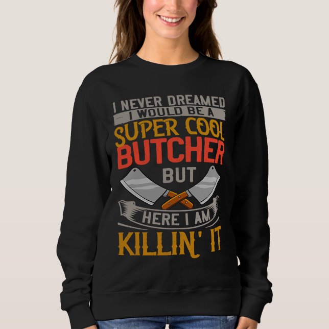 Metzgerei Sweatshirt (Vorderseite)