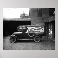 Metzgertransporter, 1926. Vintages Foto