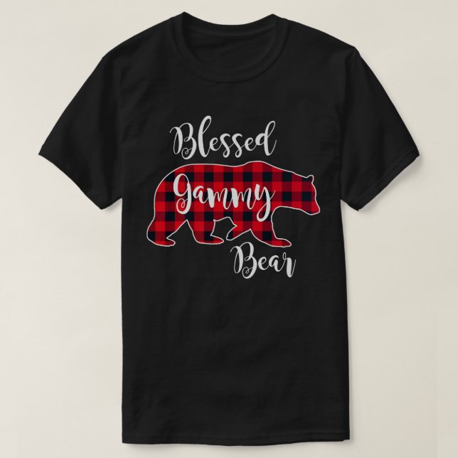 Meured Gammy Bear Red Buffalo Check Plädoyer Fun G T-Shirt (Design vorne)