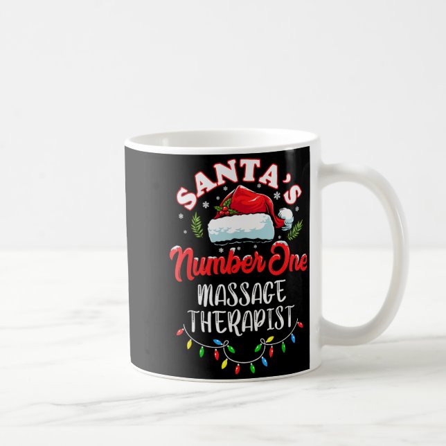 Meuse Christmas Gift Santas Number One Mage Theras Kaffeetasse (Rechts)