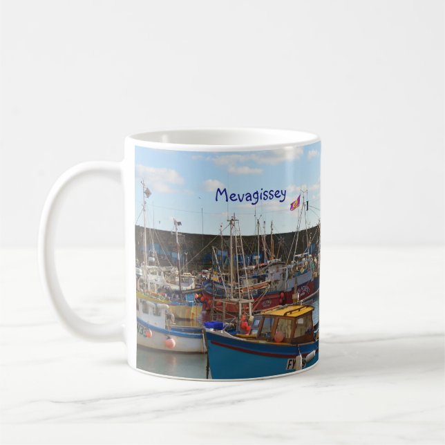 Mevagissey Cornwall England Kaffeetasse (Links)