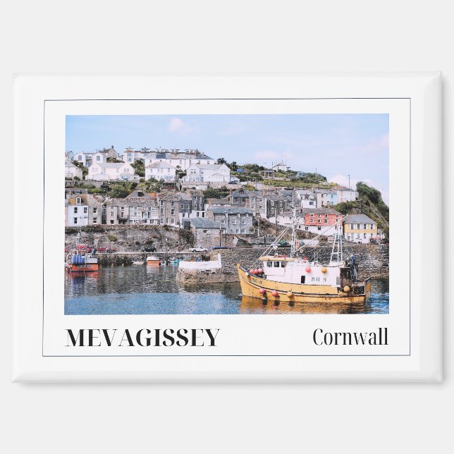 Mevagissey, Cornwall, England Magnet (Vorderseite)
