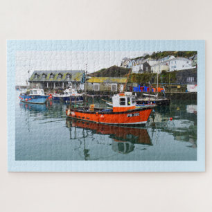 Mevagissey Hafen in Cornwall Puzzle