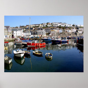 Mevagissey Hafen Poster