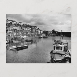Mevagissey Harbour Cornwall Postkarte