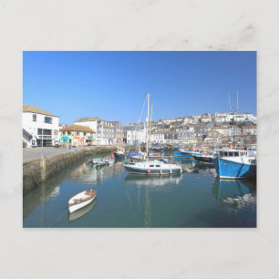 Mevagissey in Cornwall Postkarte