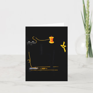 Mewing Machine Funny Quilting Craft Lover Quilter Karte