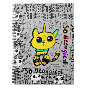 Mewogical Cat Notebook Notizblock